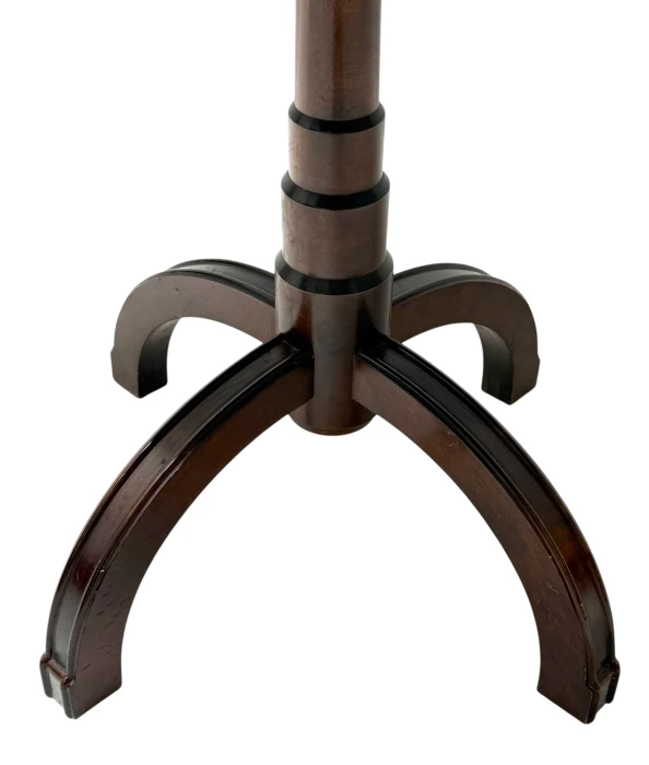 Art Deco Tilt-Top Table, Solid Walnut & Burl, Swedish Design, 1930s